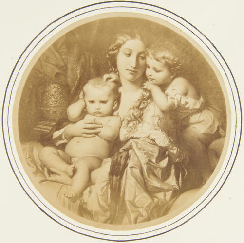 Portrait of the late Madame Delaroche and her two children