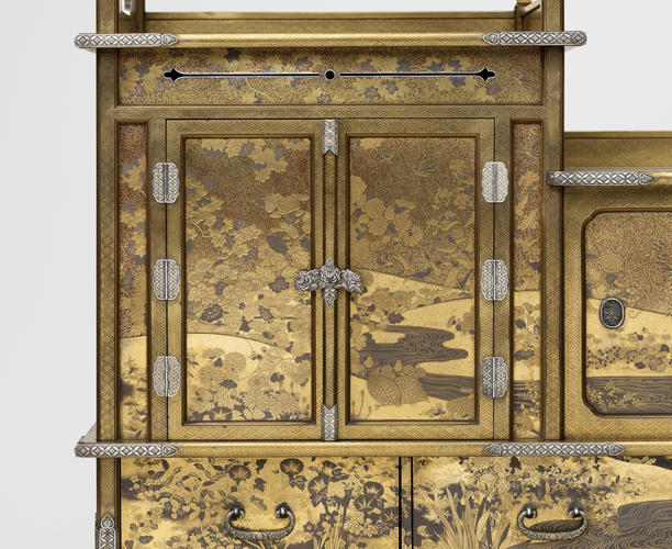 Cabinet with shelves (shodana) Cabinet with shelves (shodana)
