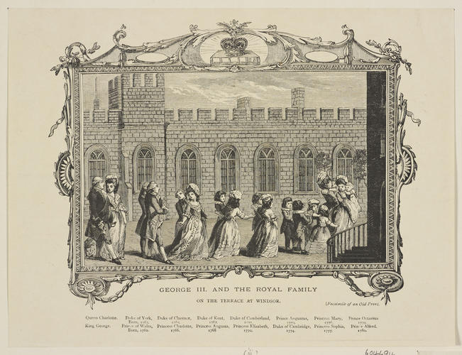 GEORGE III. AND THE ROYAL FAMILY ON THE TERRACE AT WINDSOR