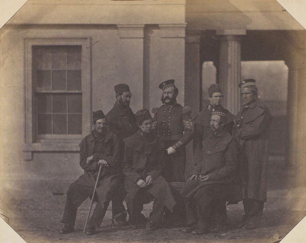 Wounded Scots Fusilier Guards who served in the Crimean War