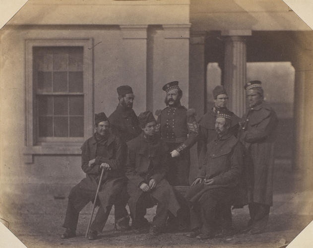 Wounded Scots Fusilier Guards who served in the Crimean War Wounded Scots Fusilier Guards who served in the Crimean War