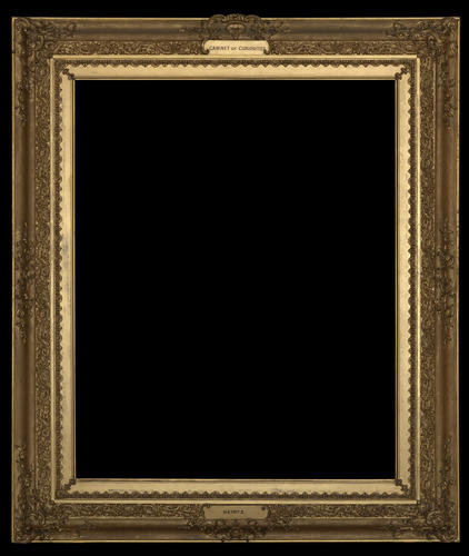 Frame for RCIN 400918, Heintz, A Collector's Cabinet Frame for RCIN 400918, Heintz, A Collector's Cabinet