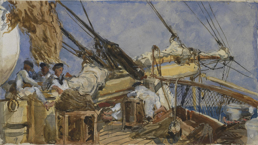 The bows of HMS Serapis The bows of HMS Serapis