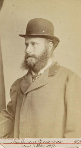 The Earl of Chesterfield. [Photographs, English Portraits. Volume 70. ]