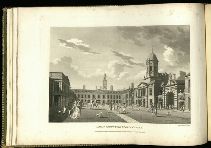 A Picturesque and descriptive view of the city of Dublin described in a series of the most interesting scenes taken in the year 1791 / by James Malton. With : A Brief authentic history from the earlie A Picturesque and descriptive view of the city of Dublin described in a series of the most interesting scenes taken in the year 1791 / by James Malton. With : A Brief authentic history from the earlie