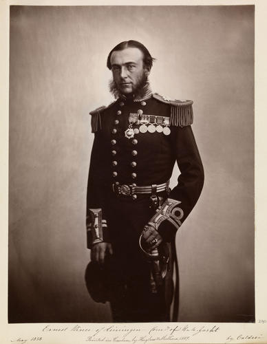 Ernest, Prince of Leiningen (1830-1904), Commander of H. M. Yacht Ernest, Prince of Leiningen (1830-1904), Commander of H. M. Yacht