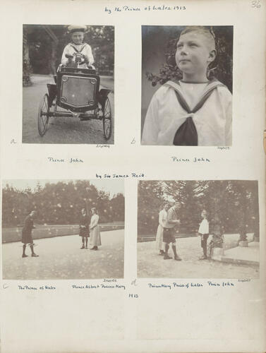 Photograph of Prince John (1905-19) at Balmoral, 1913
