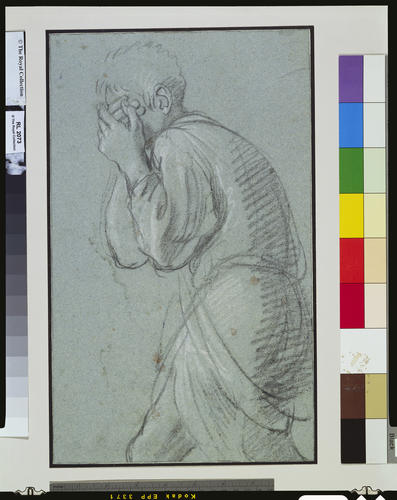 Study for one of the fighters accompanying Perseus in ‘Perseus and Phineus’ Study for one of the fighters accompanying Perseus in ‘Perseus and Phineus’