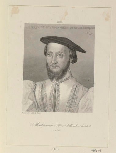 Montpensier (Henri de Bourbon Duc de) Montpensier (Henri de Bourbon Duc de)
