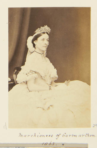 The Marchioness of Carmarthen, 1863 [Photographic Portraits Vol. 4/62 1861-1876]