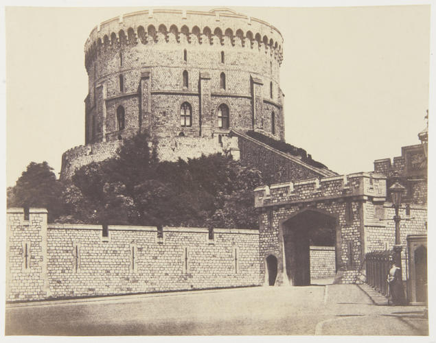 View of the Round Tower and King Edward III Gatehouse, Windsor Castle
