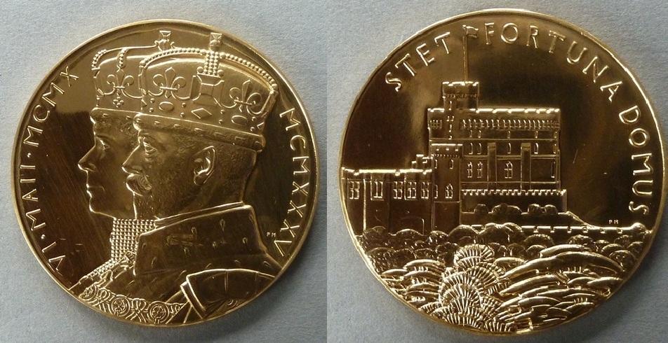 Medal commemorating the Silver Jubilee of the reign of King George V