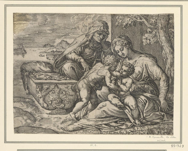 Holy Family with St Elizabeth