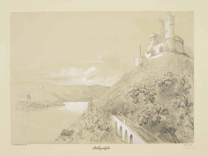 Schloss Stolzenfels standing above the Rhine