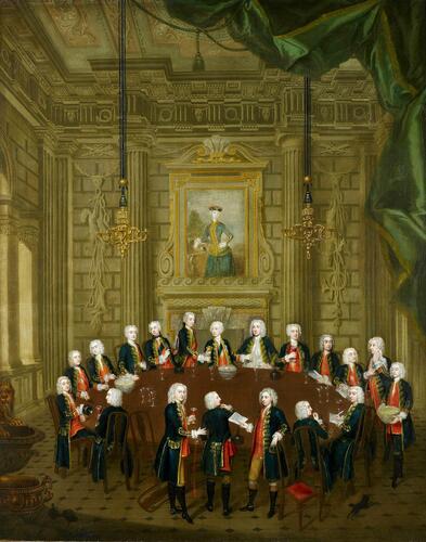 Frederick, Prince of Wales, with the Members of the 'La Table Ronde'
