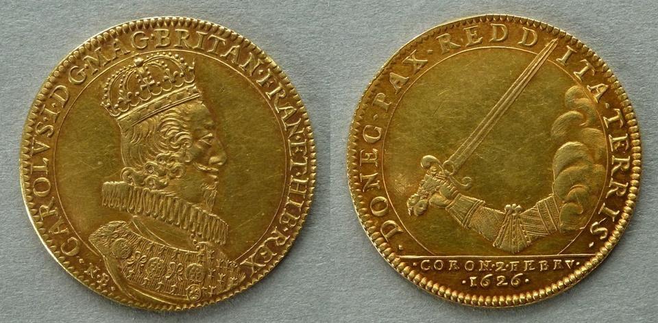 Medal commemorating the coronation King Charles I