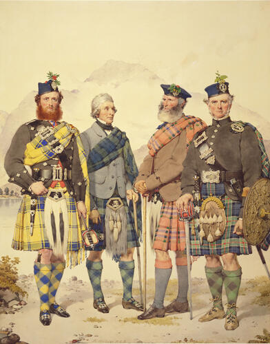 John MacLachlan, Hugh Graham, James MacFarlane and Angus Colquhoun