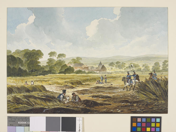 Farm and Orchard of Hougoumont, Field of Waterloo, 1815