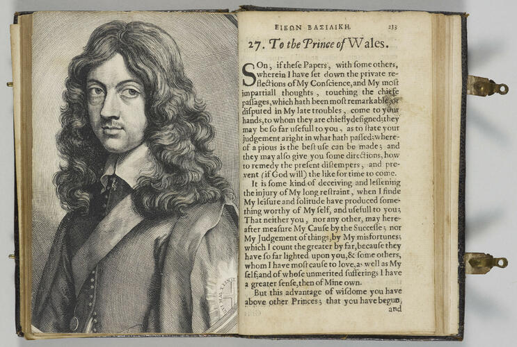 The Papers which passed at New-Castle betwixt His Sacred Majestie and Mr. Alex. Henderson, concerning the change of Church-government. Eikon basilike : the pourtraicture of His Sacred Majestie in his solitudes and sufferings . . . . A Perfect copie of prayers used by His Majesty in the time of his sufferings, delivered to Doctor Juxon, Bishop of London, immediately before his death : also a copie of a letter from the Prince