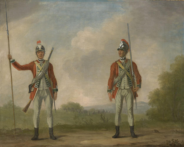Privates, 119th (Prince's Own) Regiment of Foot, 1762-3