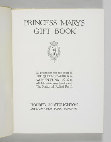 Princess Mary's gift book / J. M. Barrie, G. A. Birmingham et al