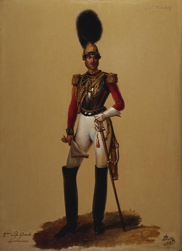 Coronet and Sub-Lieutenant Samuel Marindin (b. 1809), 2nd Life Guards Coronet and Sub-Lieutenant Samuel Marindin (b. 1809), 2nd Life Guards