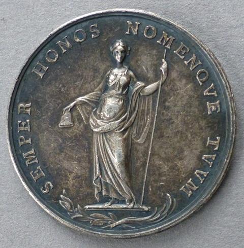 Medal commemorating an uncertain subect, possibly Peace with America Medal commemorating an uncertain subect, possibly Peace with America
