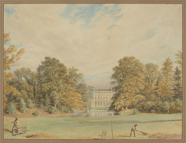 Frogmore House from across the lake
