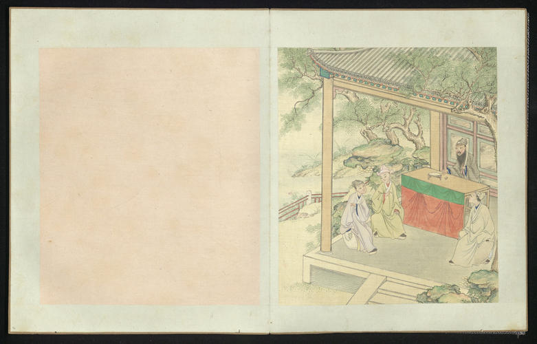 Master: Scenes from Taohua Shan 桃花扇 (the Peach-Blossom Fan), vol. 1
Item: Scene 1: ‘Listening to the Storyteller’