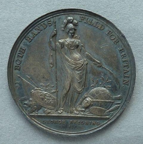 Jernegan's Lottery Medal, silver
