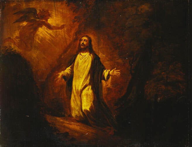 Christ in the Garden of Gethsemane (after Titian)