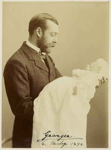 George Duke of York, later King George V and Prince Edward of York