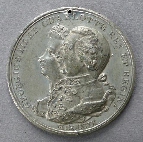 Medal commemorating the Golden Jubilee of the Reign of George III