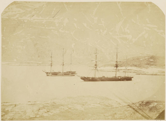 HMS's Diligence and Phoenix, 1854 [Album: HMS's Phoenix and Talbot in search of Sir John Franklin, 1854]