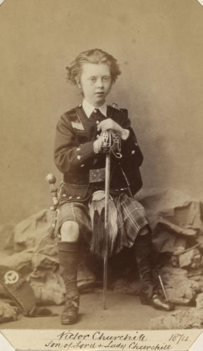 Victor Churchill, son of Lord and Lady Churchill. [Photographs, English Portraits. Volume 70. ]