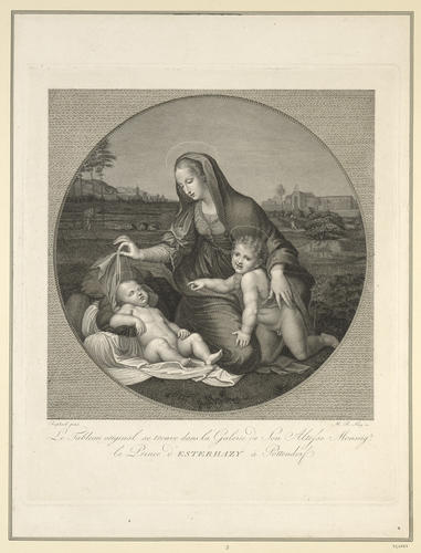 The Virgin and Sleeping Child with the Infant Baptist [`Madonna del Velo?]