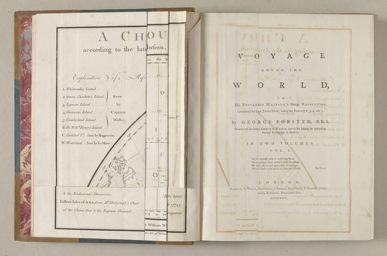 A Voyage round the World in His Britannic Majesty's sloop, Resolution, commanded by Capt. James Cook during the years 1772, 3, 4 and 5 ; v. 1 / by George Forster