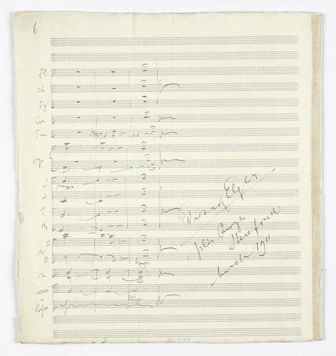 O hearken thou : full score / by Edward Elgar