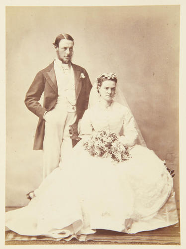 Mr and Hon. Mrs Hugh Seymour - 1869 [Photographic Portraits Vol. 4/62 1861-1876]