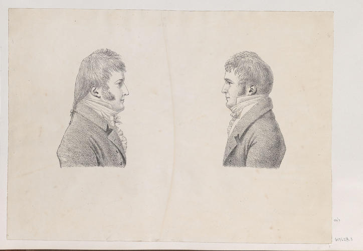 [Louis Philippe I, King of the French with his brother Antoine d'Orleans, Duke of Montpensier]