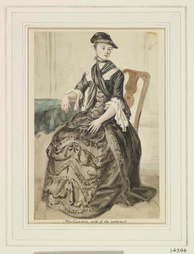 Mrs Gandon, wife of the architect