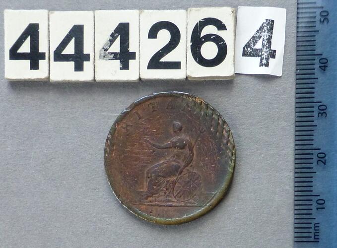 GREAT BRITAIN. George III fourth issue halfpenny GREAT BRITAIN. George III fourth issue halfpenny
