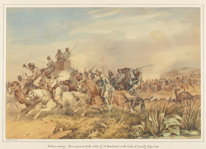 Indian Mutiny: 6th Dragoon Guards (Carabiniers) at Bareilly, May 1858