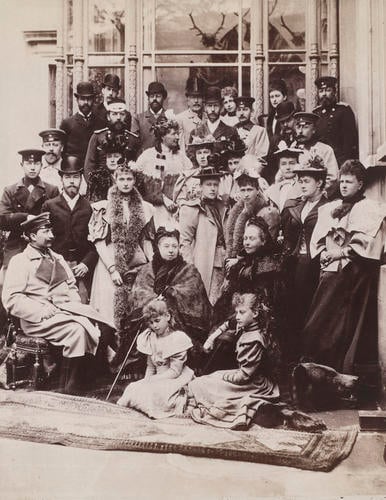 Queen Victoria and descendants, Coburg, 21 April 1894 Queen Victoria and descendants, Coburg, 21 April 1894
