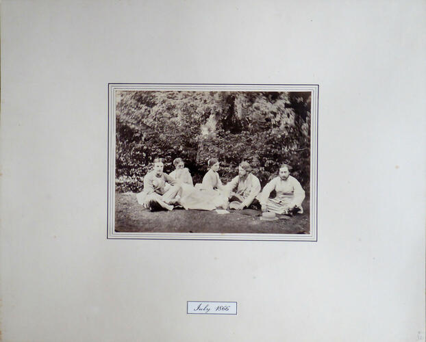 Group portrait with King Edward VII when Prince Albert Edward of Wales