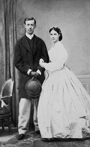 Tsesarevich Nicholas Alexandrovich and Princess Dagmar of Denmark