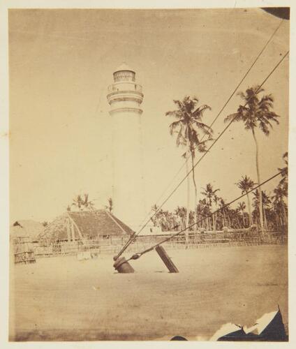 Lady Napier's visit to Travancore: Light House, Allepy. Ascended to the summit 3rd of March 1868 Lady Napier's visit to Travancore: Light House, Allepy. Ascended to the summit 3rd of March 1868