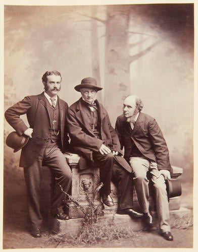 Portrait of three unidentified gentlemen Portrait of three unidentified gentlemen
