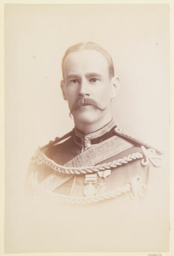 Colonel Yate, April 1892. [Album: Photographic Portraits, vol. 6/64 1888-1893]