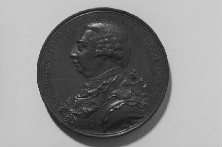 Great Britain. Medal commemorating the Death of King George III Great Britain. Medal commemorating the Death of King George III